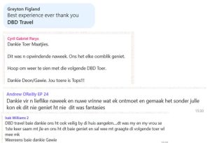 Client testimonials