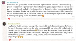 Client testimonials