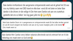 Client testimonials